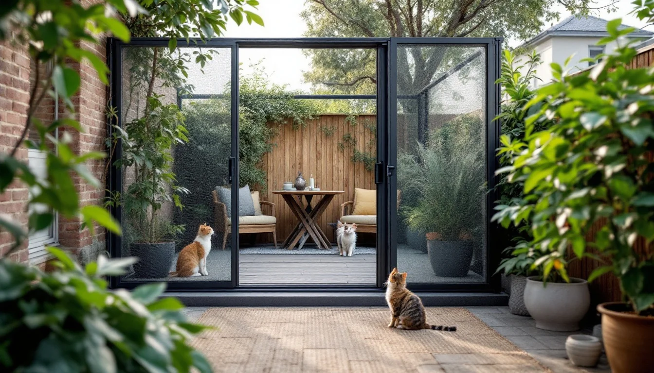 Comment aménager un enclos extérieur (catio) sécurisé pour votre chat d'intérieur